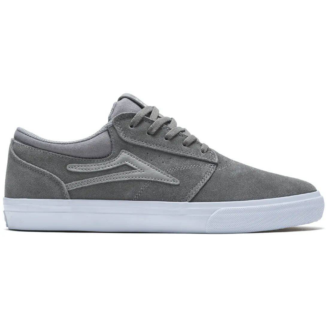 Lakai Griffin Skate Shoes - Grey Suede