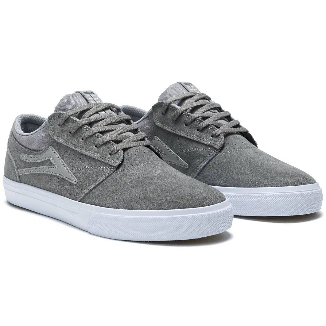Lakai Griffin Skate Shoes - Grey Suede