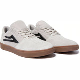 Lakai Brighton Skate Shoes - White/Gum Suede