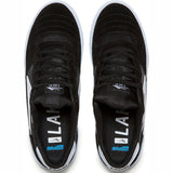 Lakai Cambridge Kid's Skate Shoes - Black/White Suede