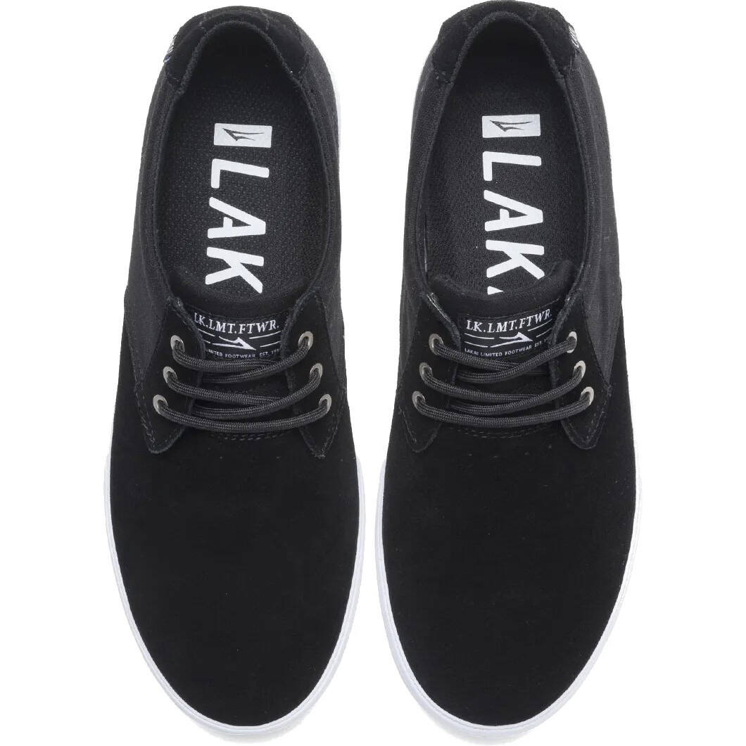 Lakai Daly Skate Shoes - Black Suede V2