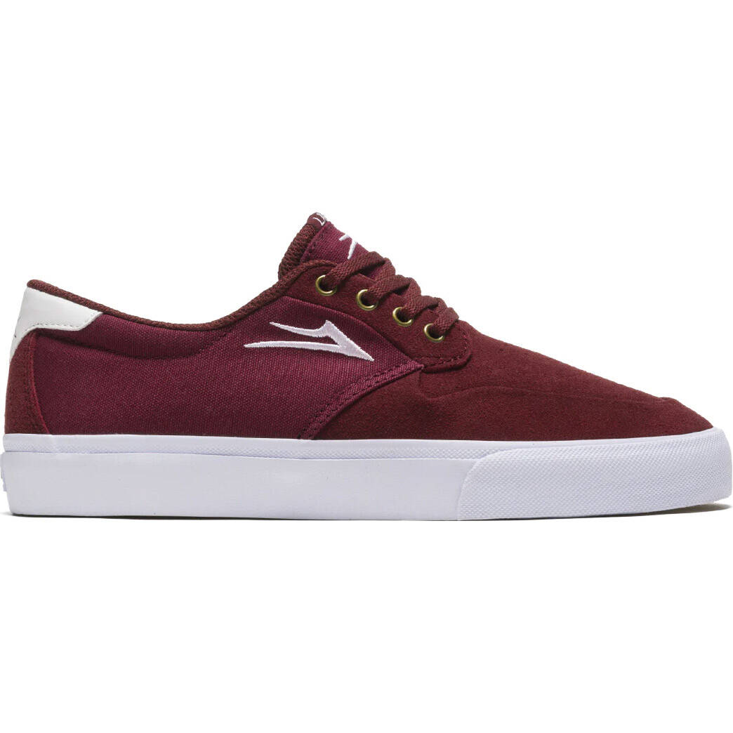 Lakai Riley 3 Skate Shoes - Burgundy Suede