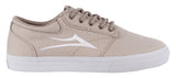 Lakai Griffin Textile (Co-Bound) Skate Shoes - Cream Canvas UK 7