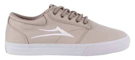 Lakai Griffin Textile (Co-Bound) Skate Shoes - Cream Canvas UK 7