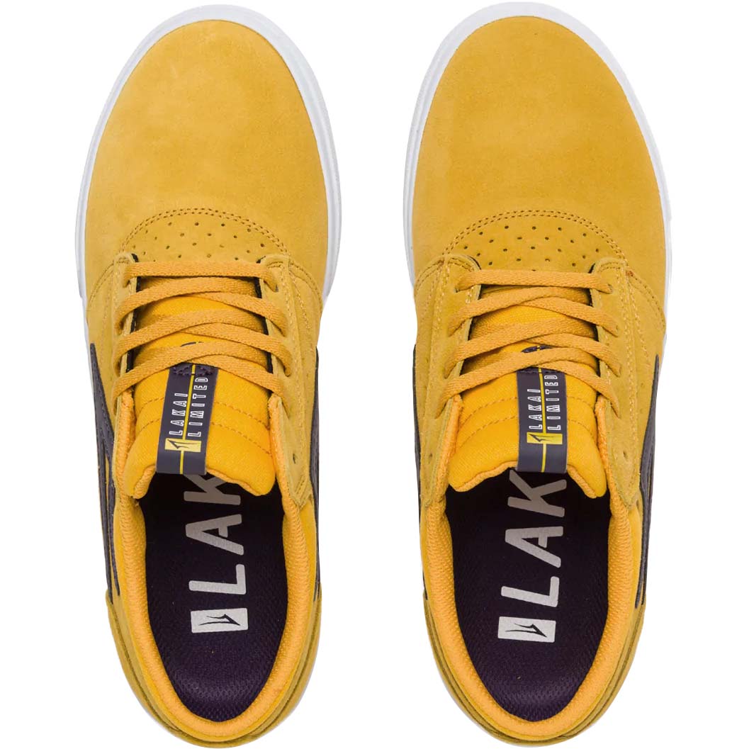 Lakai Griffin Skate Shoes - Gold Suede