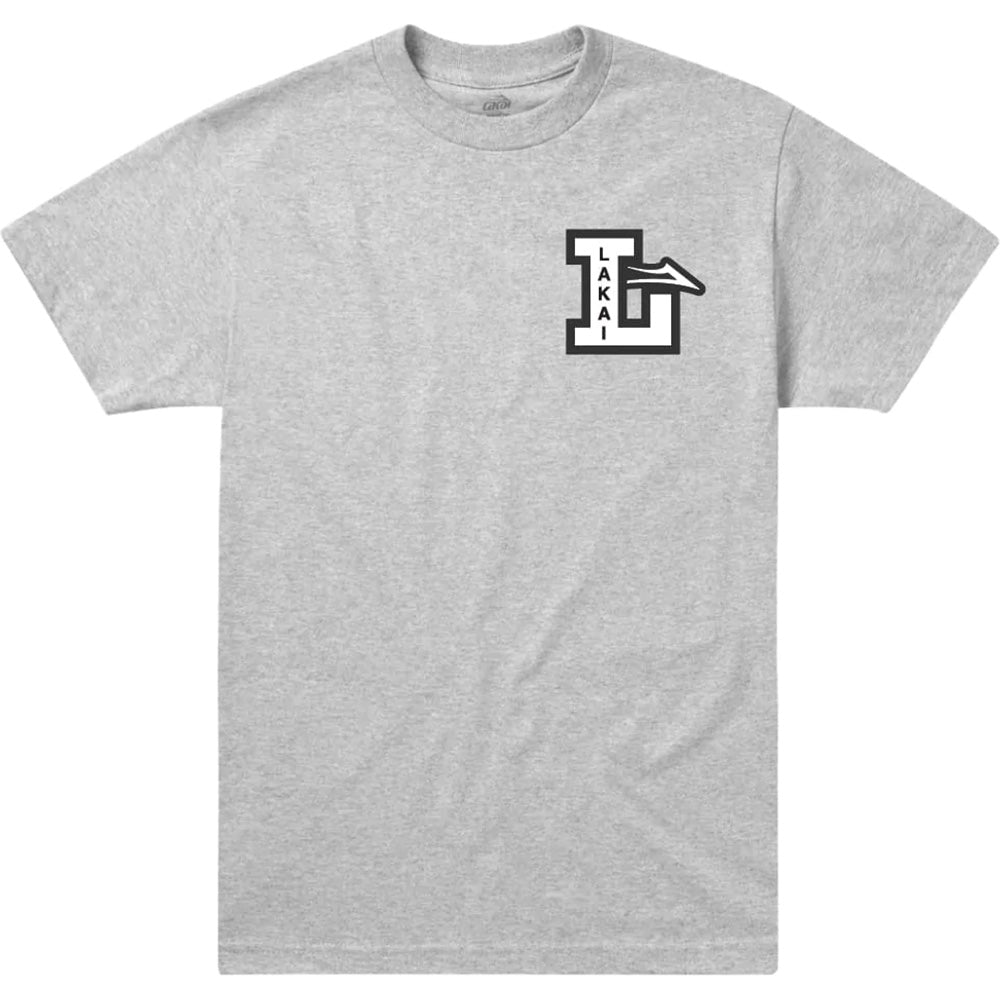 Lakai Letterman T Shirt - Grey