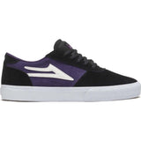 Lakai Manchester Skate Shoes - Black/Grape Suede