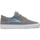 Lakai Manchester Skate Shoes - Grey/Teal Suede