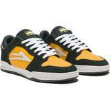 Lakai Telford Low Skate Shoes - Pine/Yellow Suede