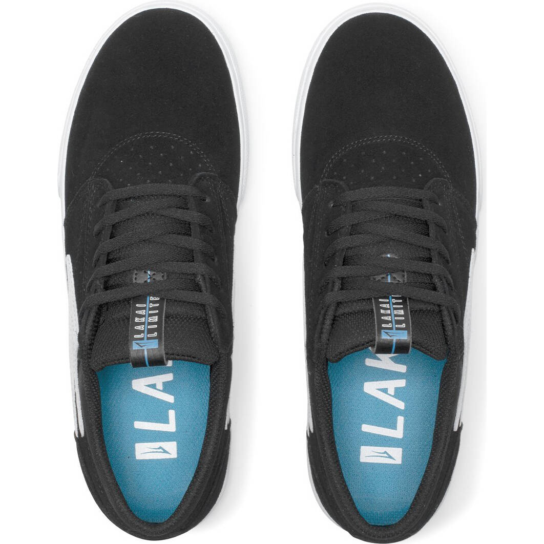 Lakai Griffin Skate Shoes - Black Suede