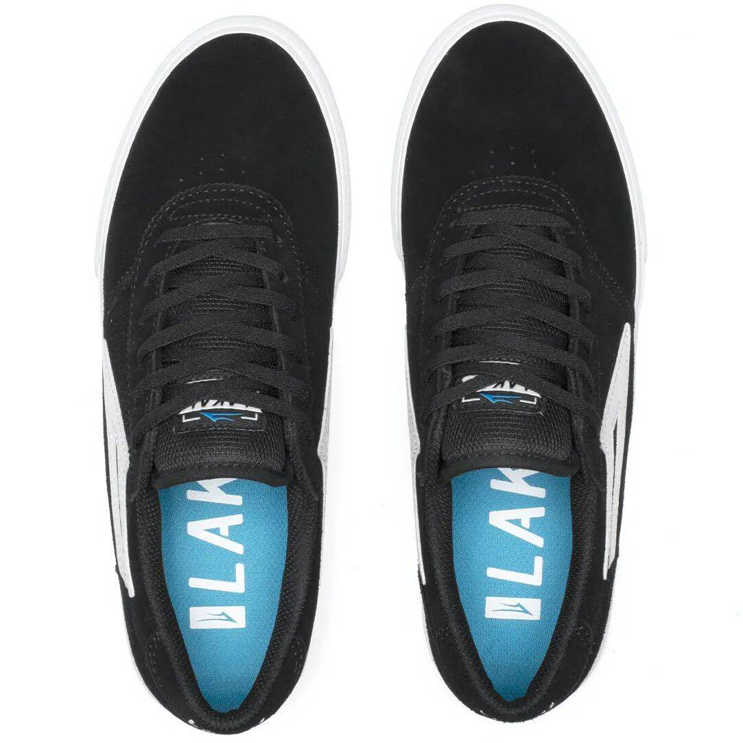Lakai Manchester Skate Shoes - Black Suede