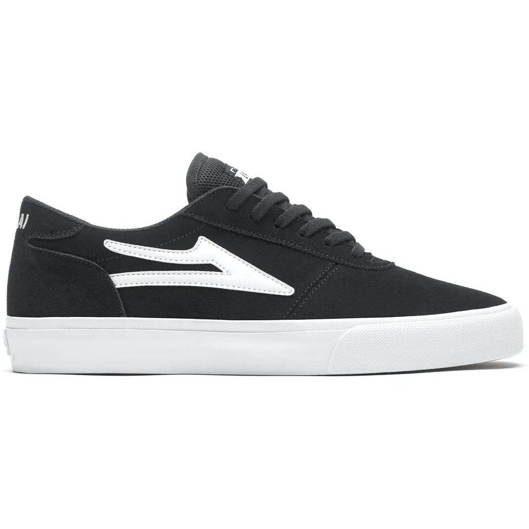 Lakai Manchester Skate Shoes - Black Suede UK 7