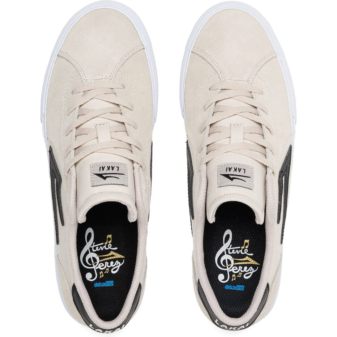 Lakai Flaco II Skate Shoes - Cream Suede
