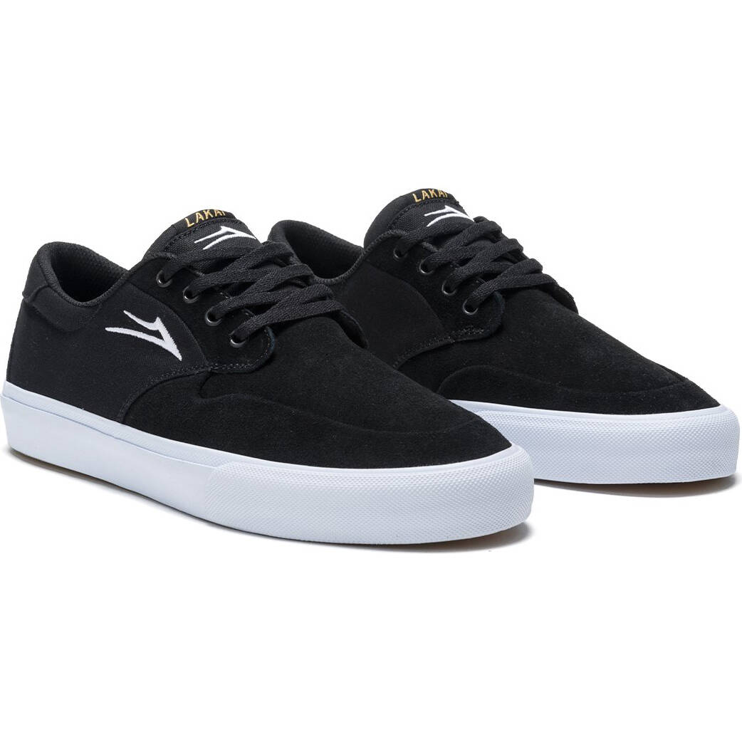 Lakai Riley 3 Skate Shoes - Black Suede