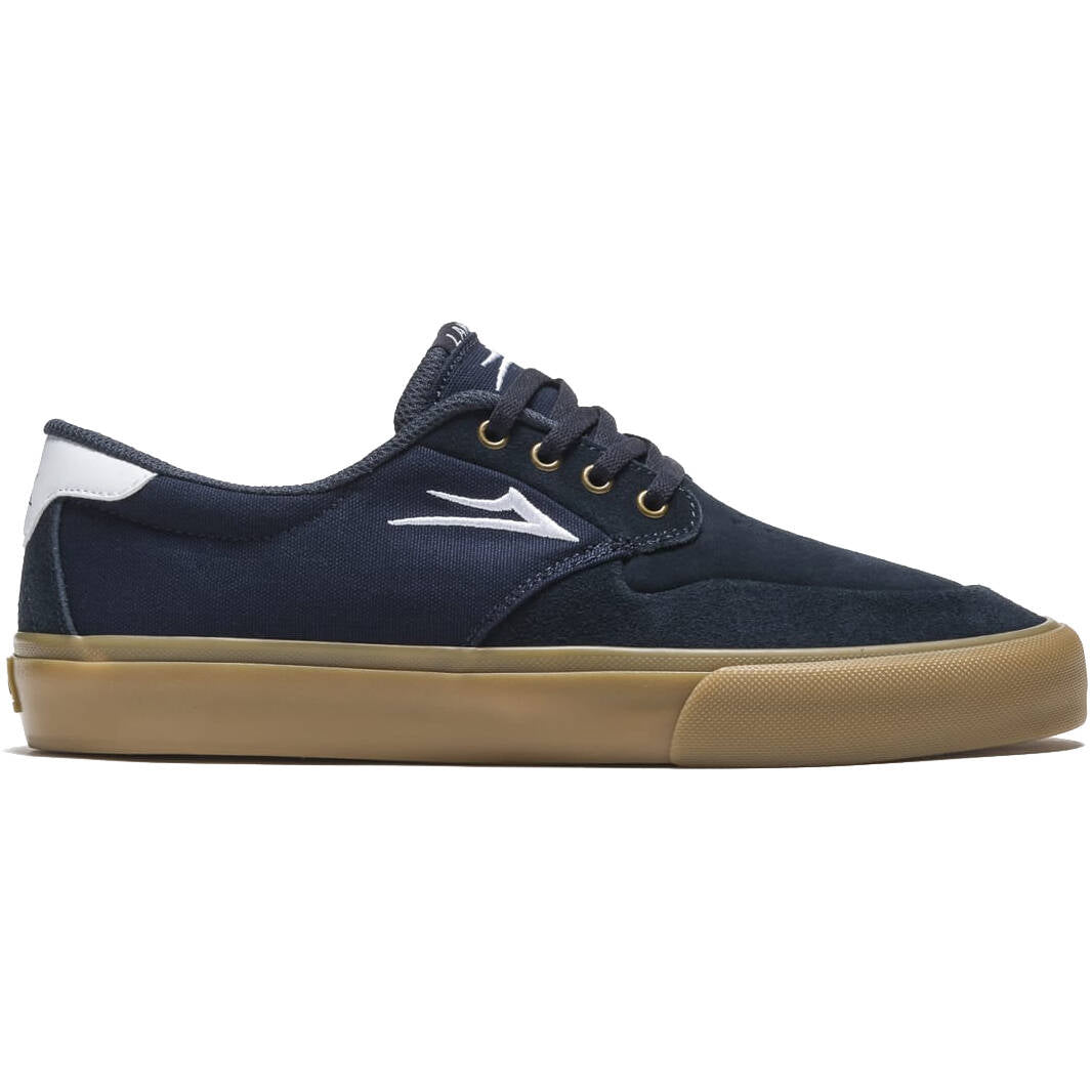 Lakai Riley 3 Skate Shoes - Navy/Gum Suede