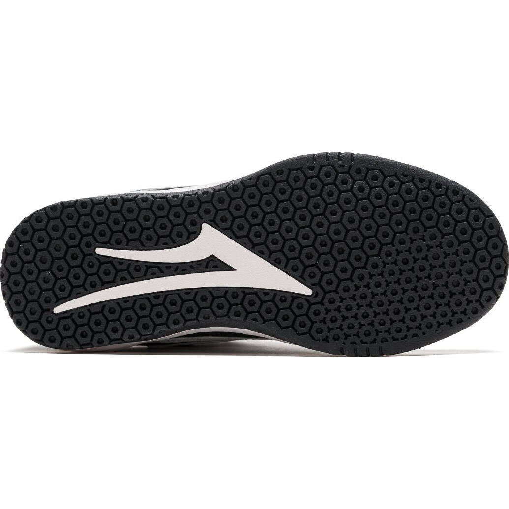 Lakai Brighton Kid's Skate Shoes - Black/White Suede