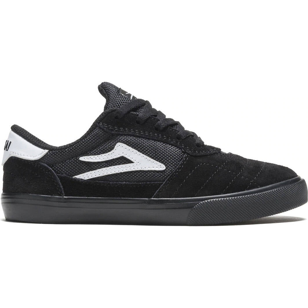 Lakai Cambridge Kid's Skate Shoes - Black/Black Suede