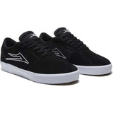 Lakai Cardiff Skate Shoes - Black Suede