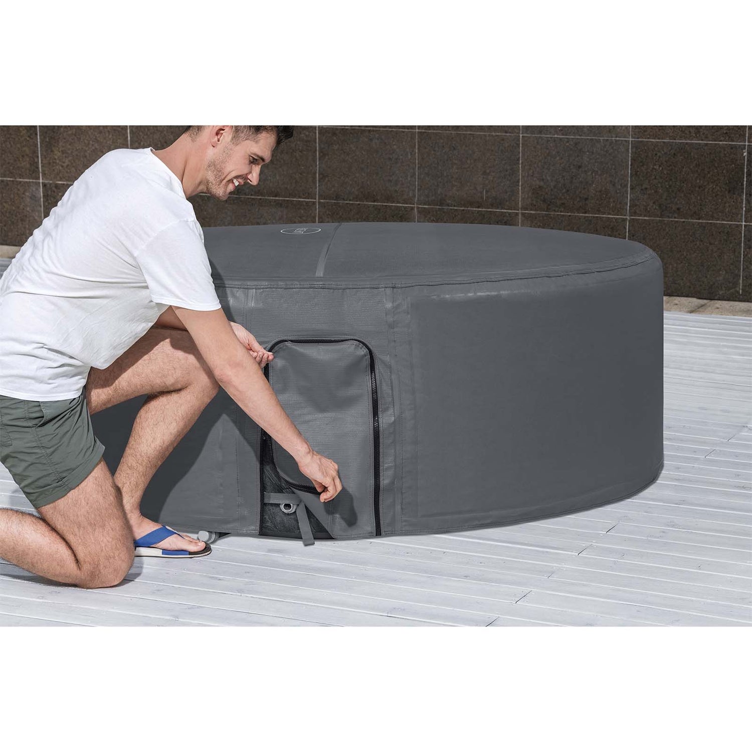 Lay-Z-Spa Thermal Round Hot Tub Cover 71" x 26"/180cm x 66cm