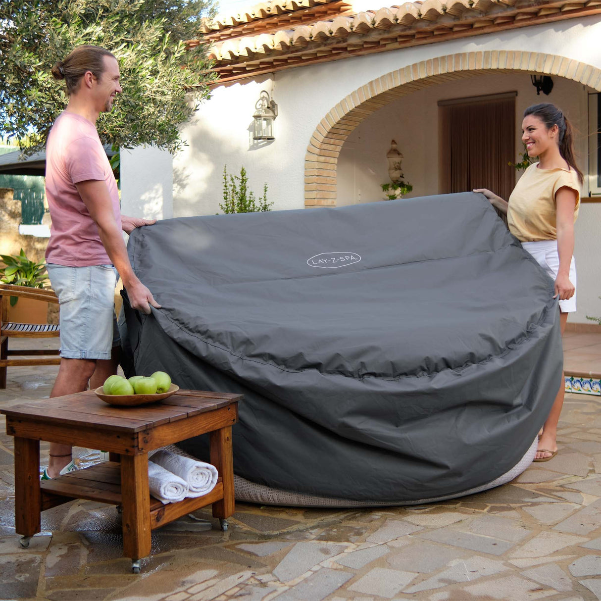 Lay-Z-Spa Thermal Round Hot Tub Cover 71" x 26"/180cm x 66cm