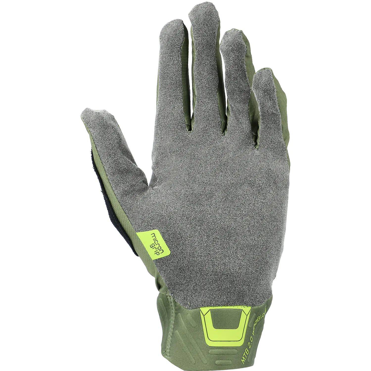 Leatt MTB 2.0 WindBlock Protective Gloves - Cactus