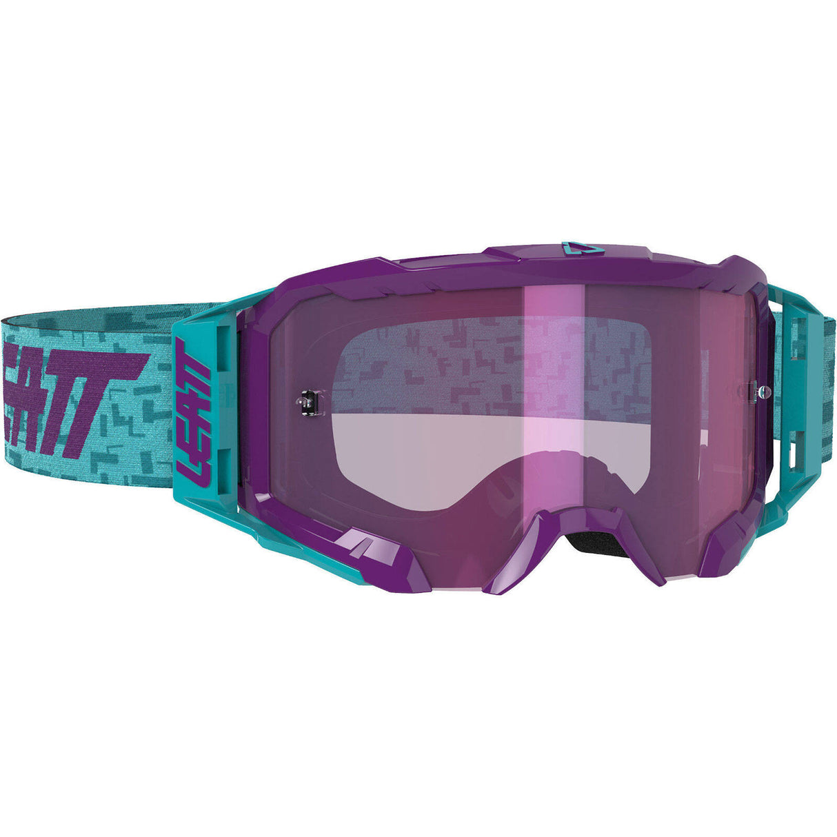 Leatt Velocity 5.5 Iriz Goggles - Aqua/Purple