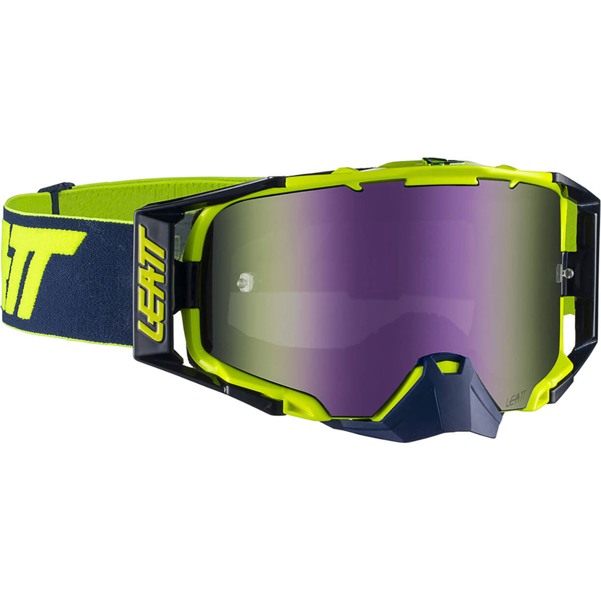 Leatt Velocity 6.5 Iriz Goggles - Ink/Lime Blue