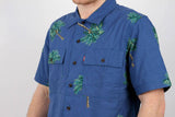 Levi's Skate Button Down Shirt - Watercolour Palm Bright Cobalt