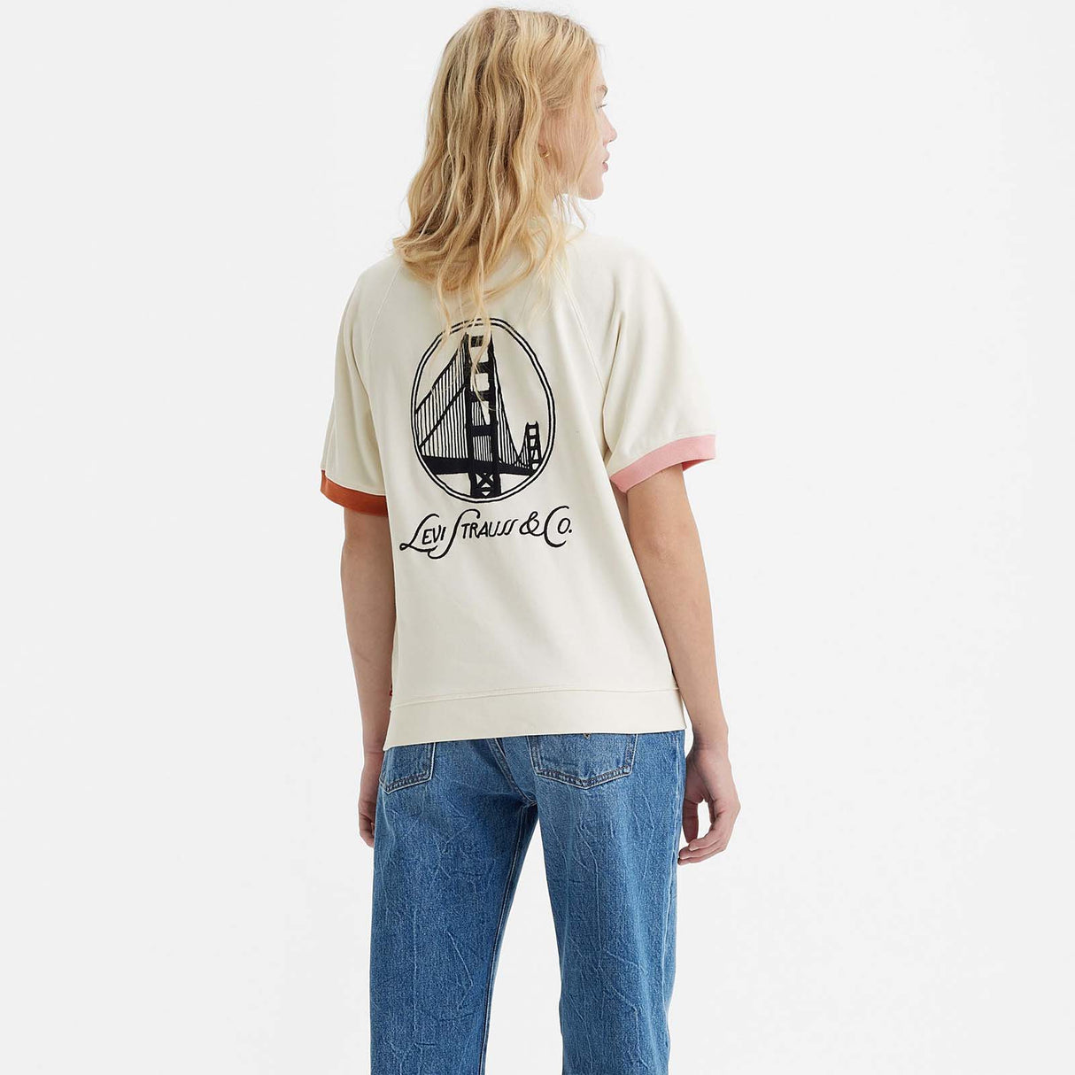 Levi's Country Club GG Bridge Crew - Tofu / Quartz Pink