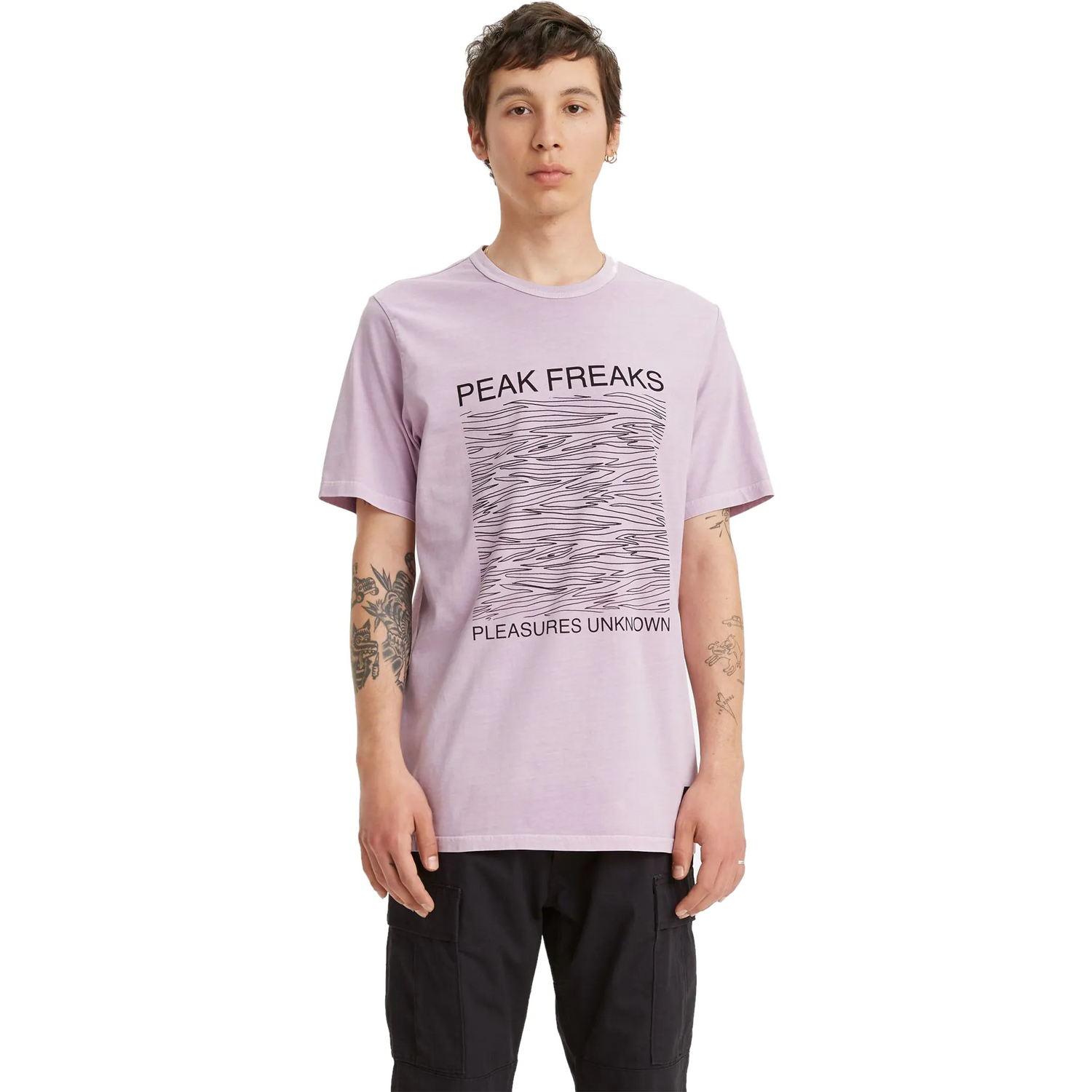 Levi's Graphic T Shirt - LSC Lavender Pleasures Black LRG