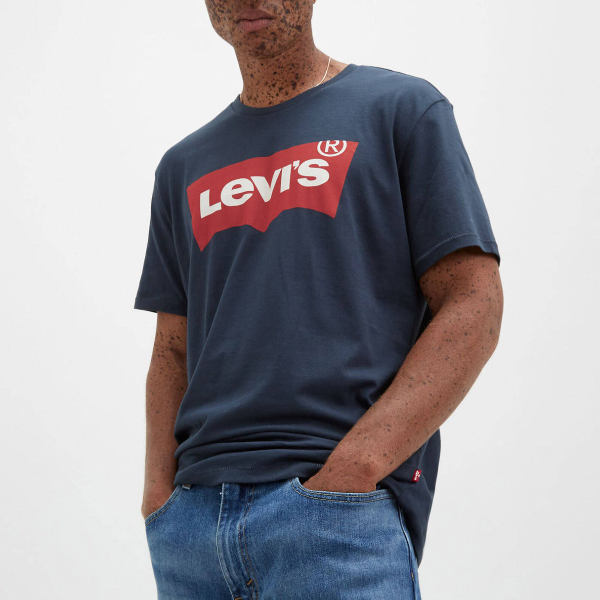 Levi's Standard Housemark T Shirt - Blue