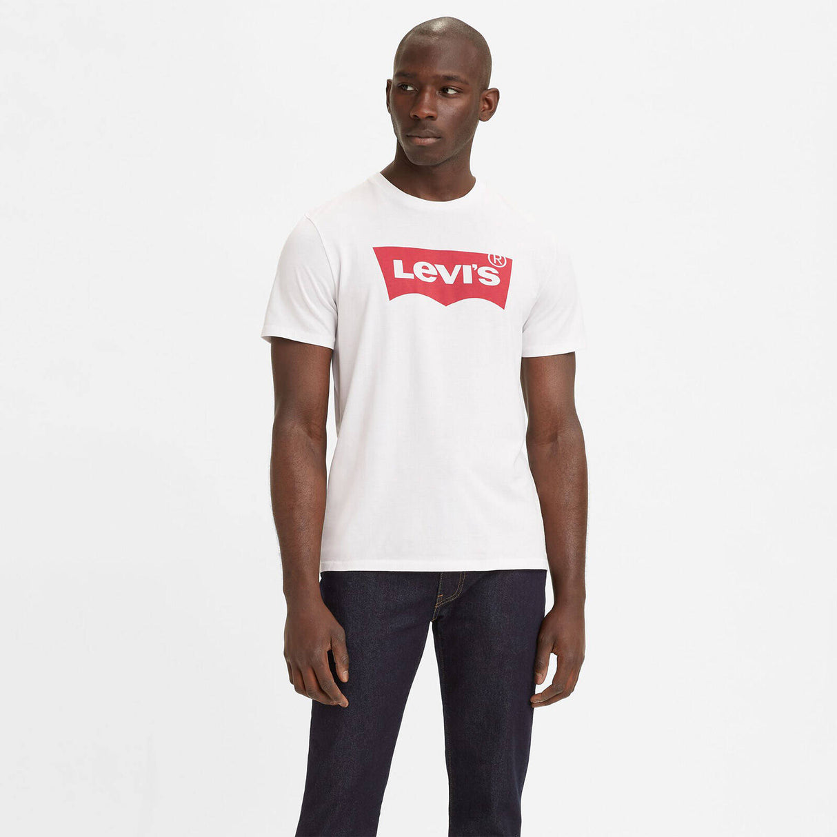 Levi's Standard Housemark T Shirt - White