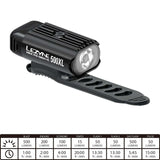 Lezyne Hecto Drive 500XL/KTV Pair Bike Light - Black/Black