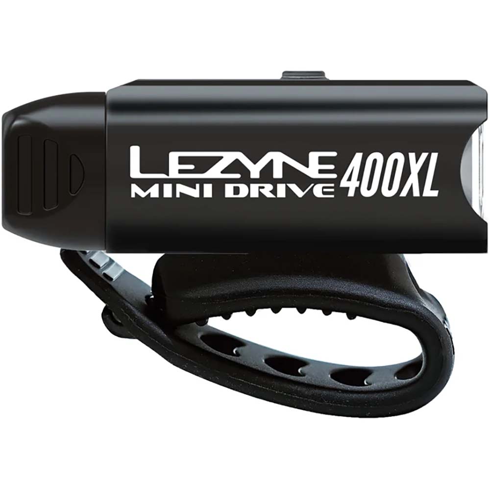 Lezyne Mini Drive 400 Bike Light - Black/Hi Gloss