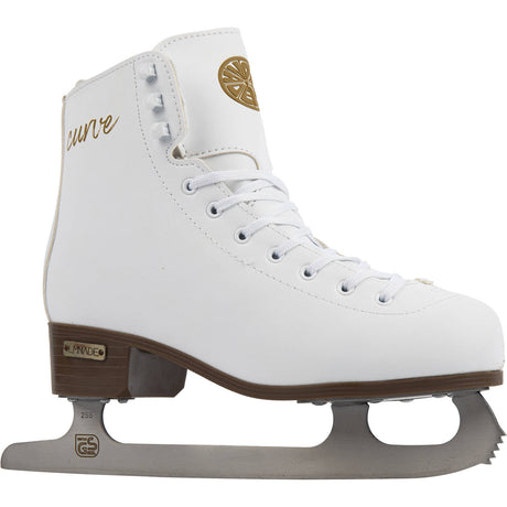 LMNADE Curve Ice Figure Skates - White J12