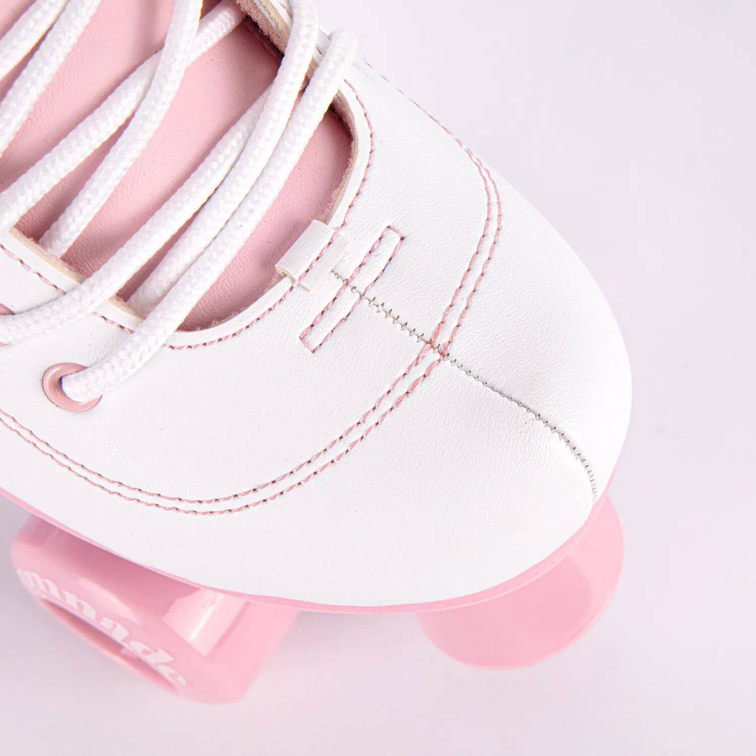 LMNADE Vibe Quad Roller Skates - Hearts (White)