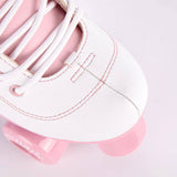 LMNADE Vibe Quad Roller Skates - Hearts (White)