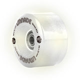 LMNADE Lites LED 85A Quad Roller Skate Wheels - Translucent Glitter 54 x 32mm