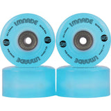 LMNADE Lites LED 85a Quad Roller Skate Wheels - Blue 62mm