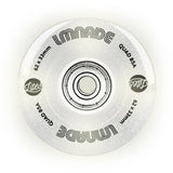 LMNADE Lites LED 85a Quad Roller Skate Wheels - Translucent Glitter 62mm