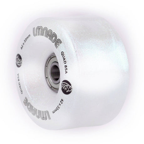 LMNADE Lites LED 85a Quad Roller Skate Wheels - Pearlescent Glitter 62mm