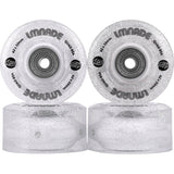 LMNADE Lites LED 85a Quad Roller Skate Wheels - Translucent Glitter 62mm