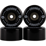 LMNADE Zest Quad Roller Skate Wheels - Black 58mm