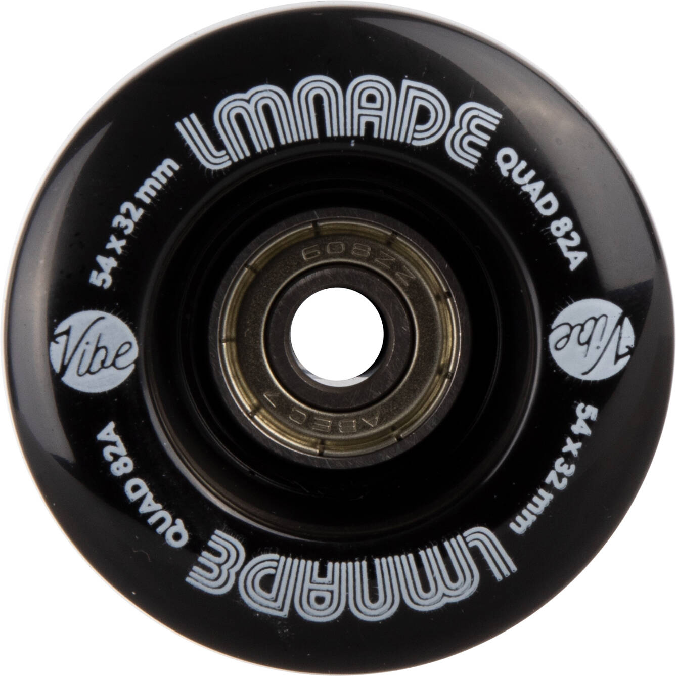 LMNADE Vibe Quad Roller Skate Wheels - Black 54mm