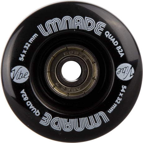 LMNADE Vibe Quad Roller Skate Wheels - Black 54mm