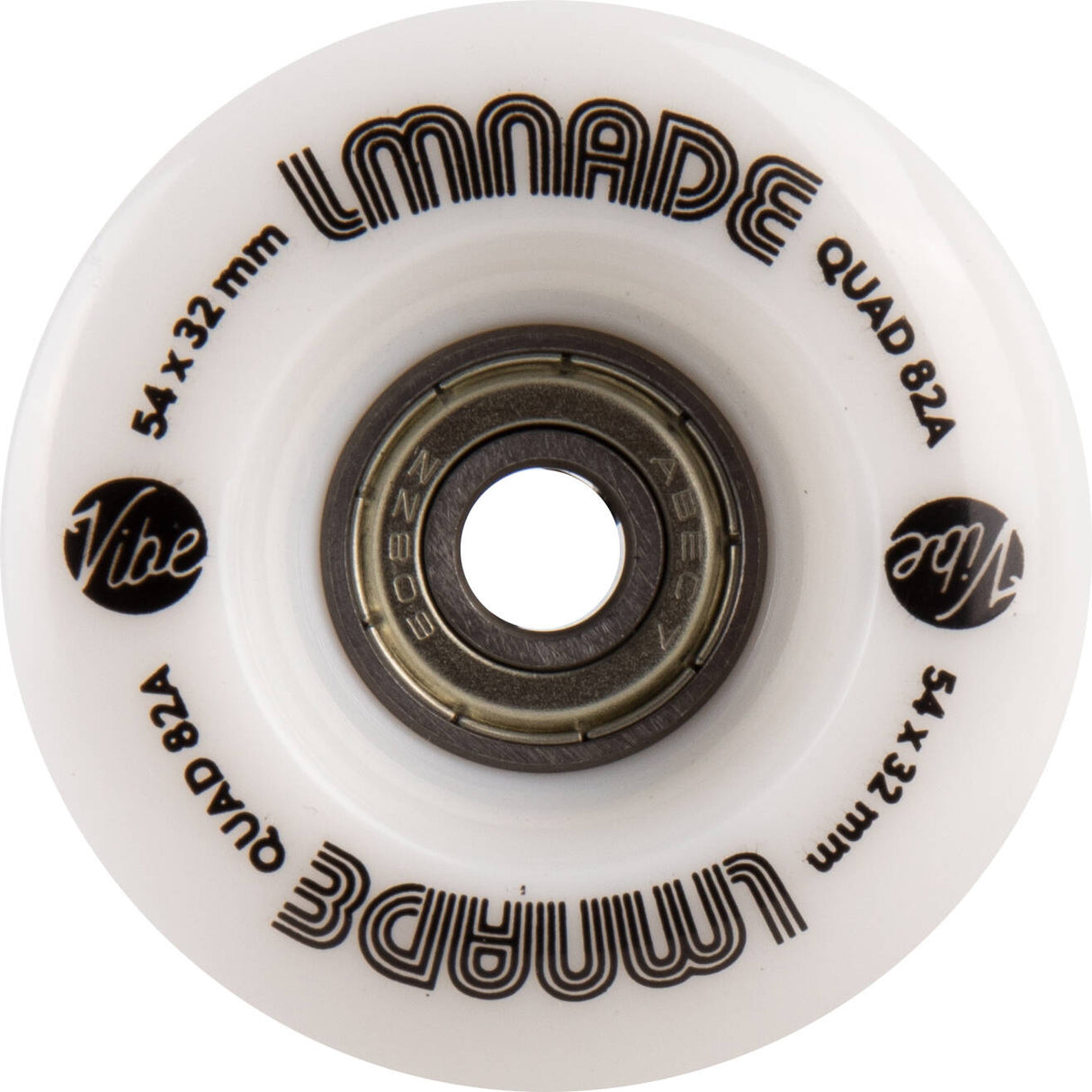 LMNADE Vibe Quad Roller Skate Wheels - White 54mm