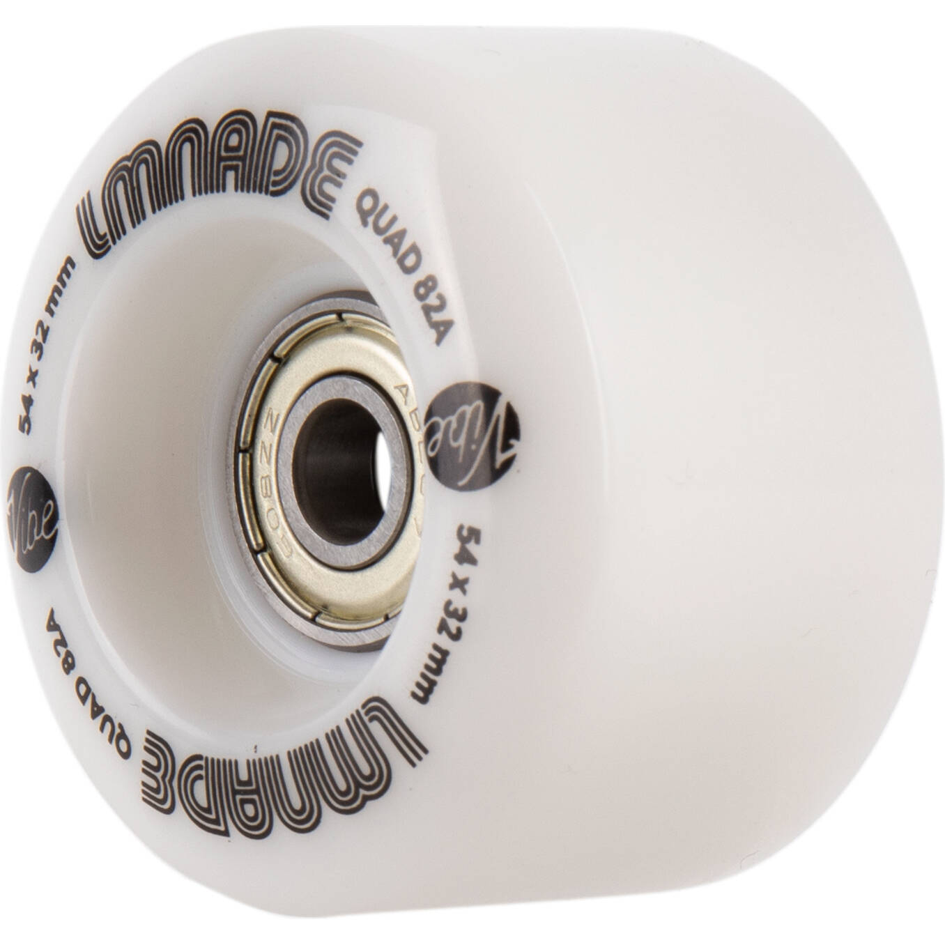 LMNADE Vibe Quad Roller Skate Wheels - White 54mm