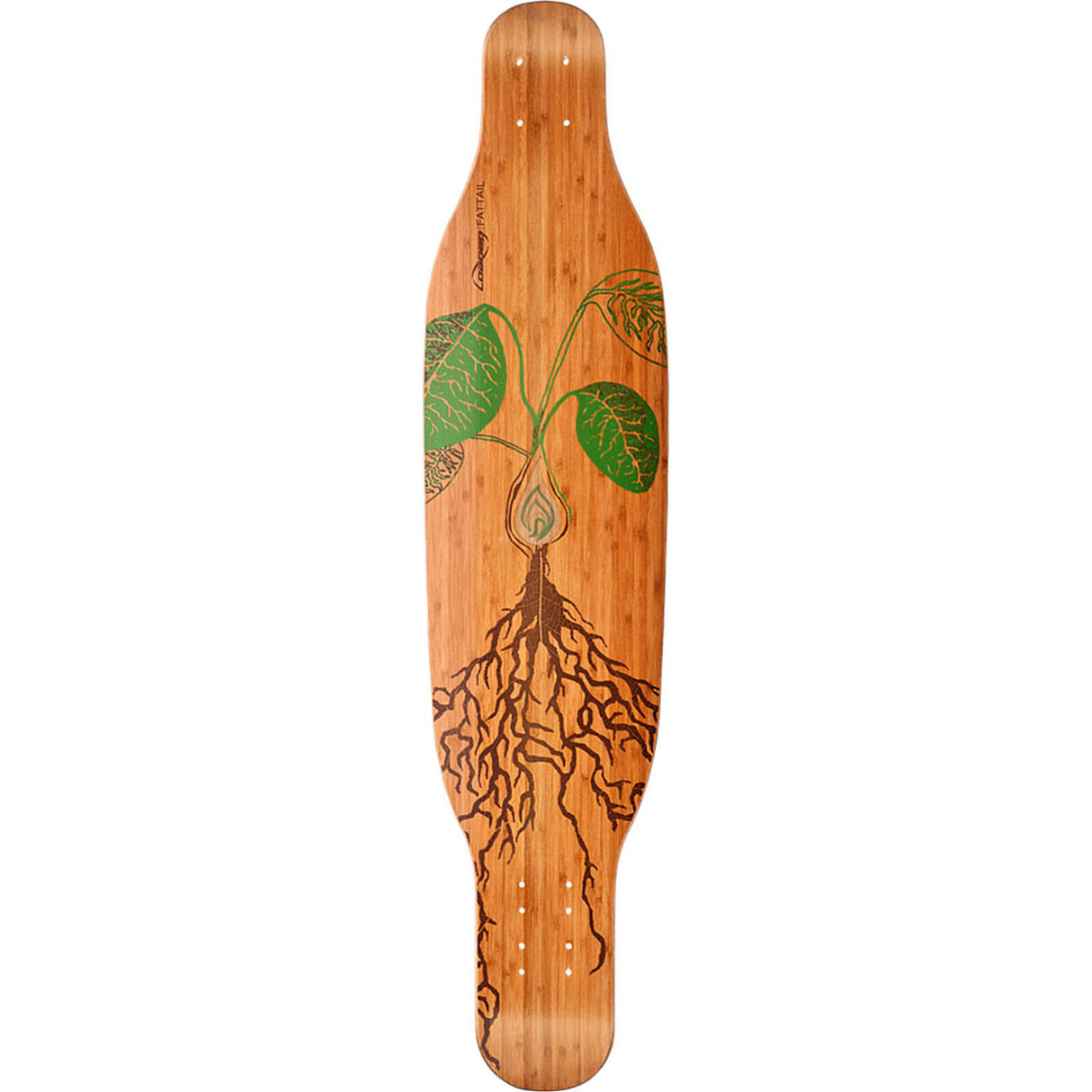 Loaded Fat Tail Longboard - Flex 3 / Deck Only