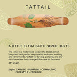 Loaded Fat Tail Longboard Deck - Flex 1