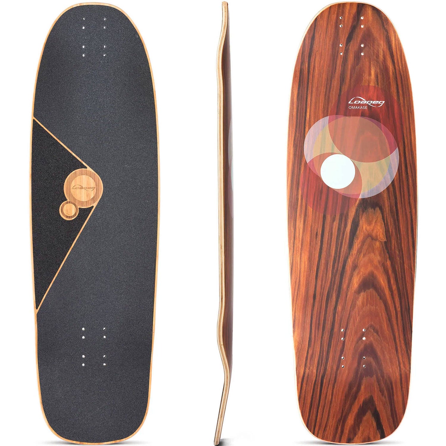 Loaded Omakase Grip & Rip Complete Longboard - Roe